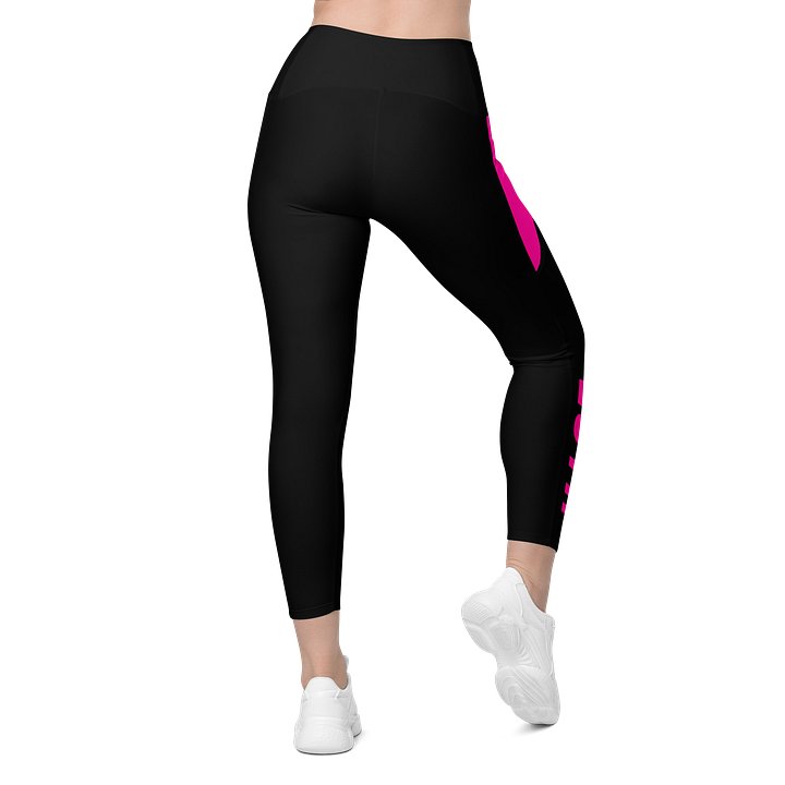Lúth | Crossover Semi Compression Workout Leggings with Pockets & Sun protection product image (2)