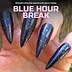BLUE HOUR BREAK - Midnight Blue Jelly Flakie Nail Polish