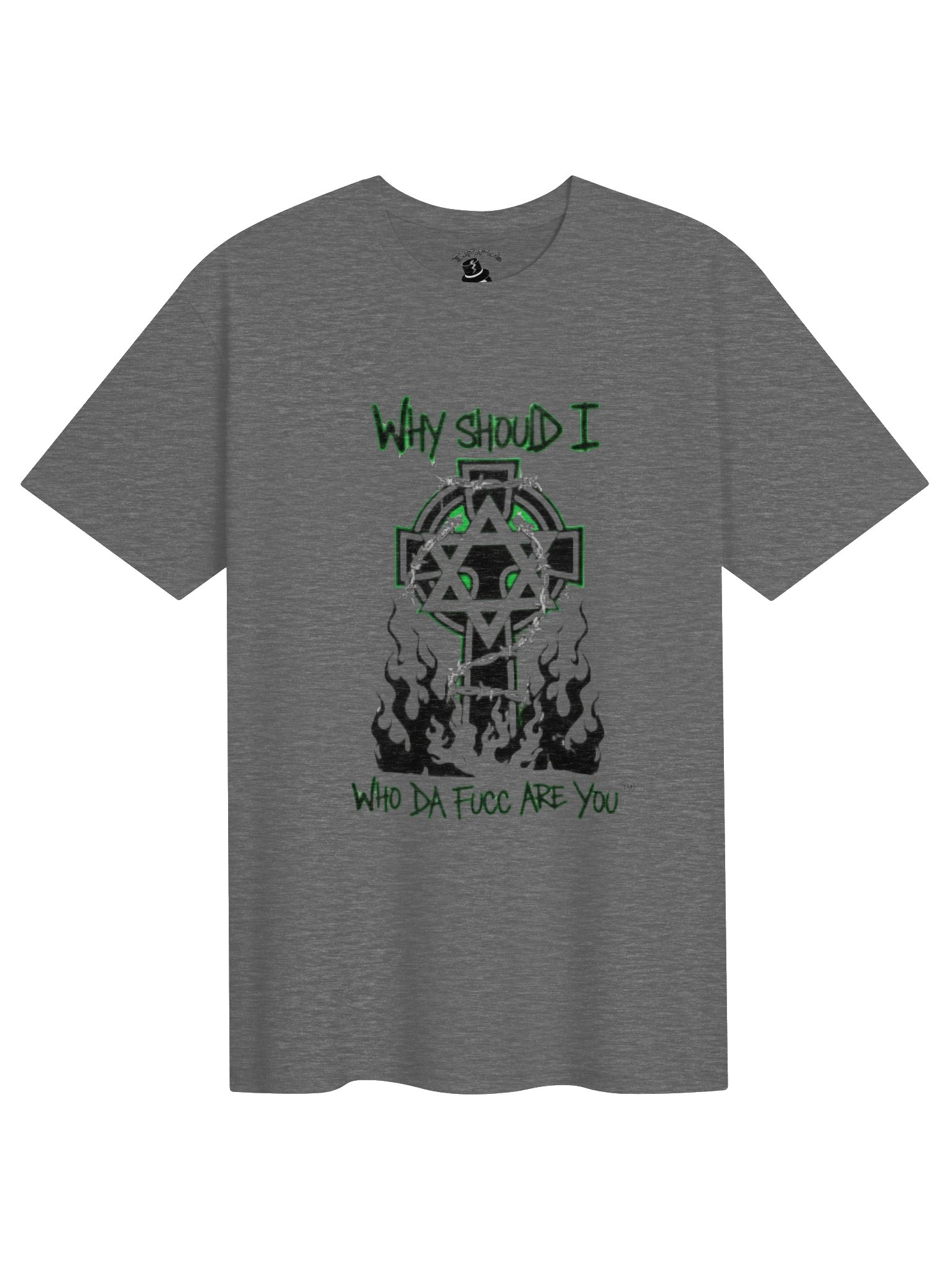 Why Should I. Who Da Fucc Are You. | RelaxFit Statement Tee product image (71)