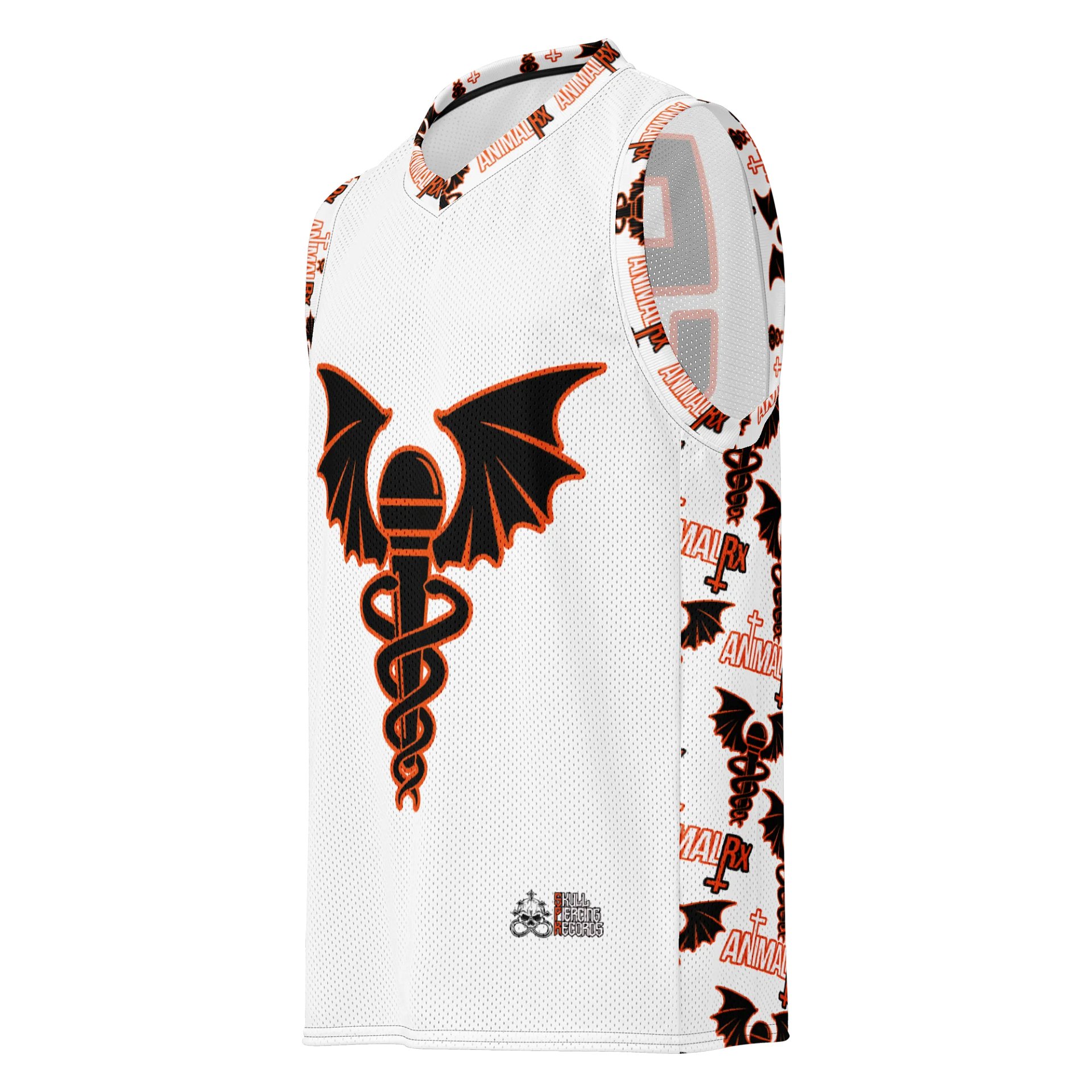 ANIMAL RX Basketball Jersey (White) product image (1)