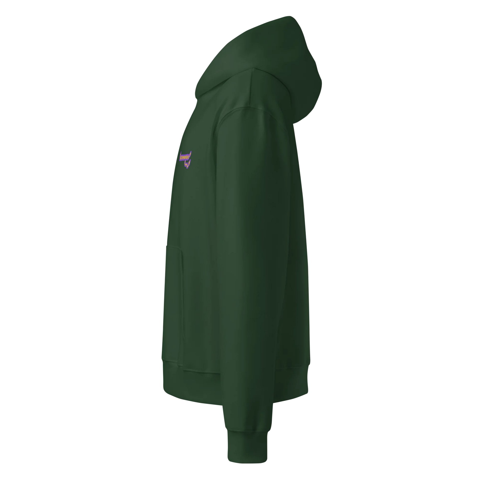 ACETAMINOFIEND handwritten l.c. tulip embroidered slouchy hoodie product image (7)