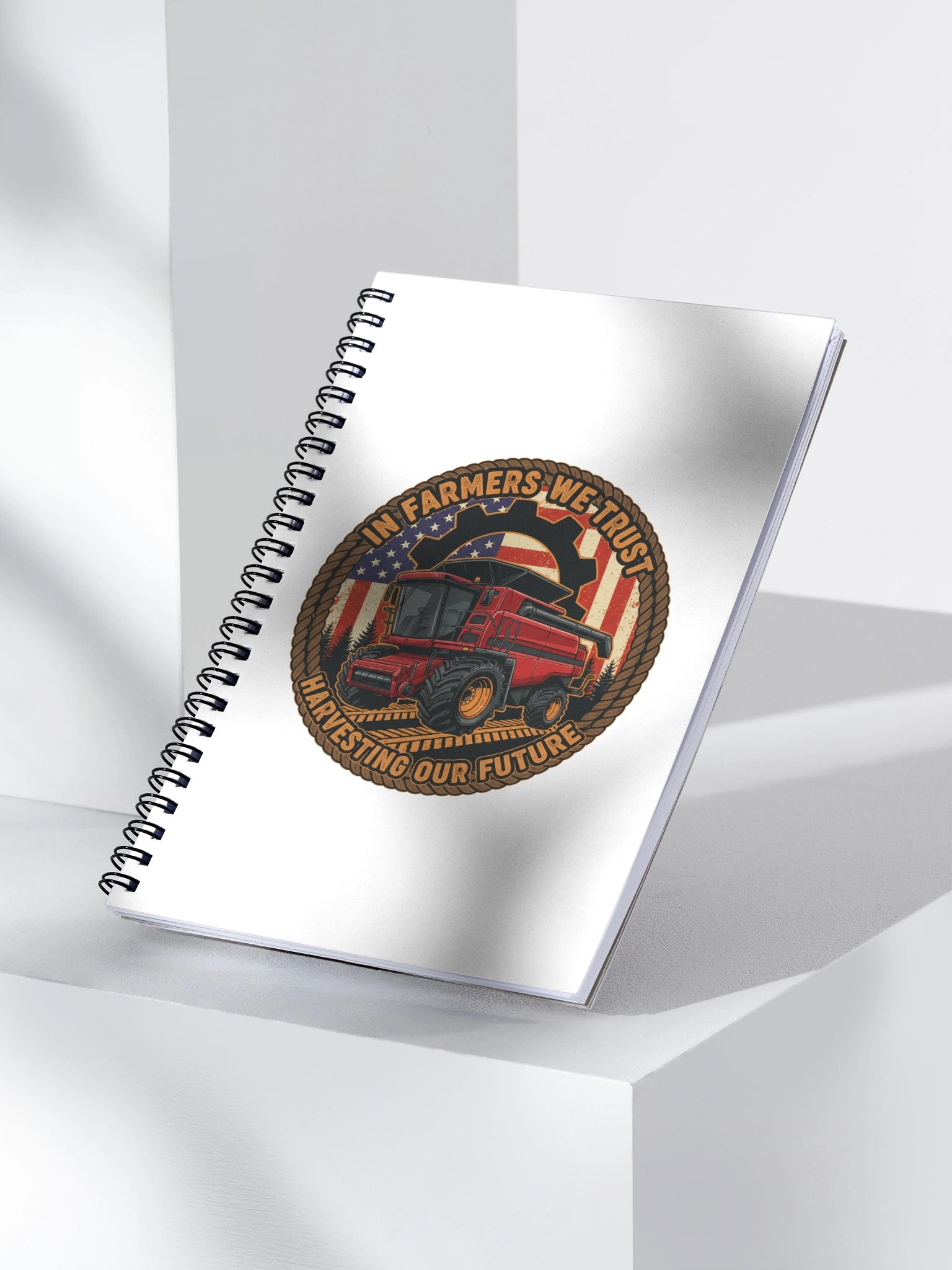 In Farmers We Trust Harvest Spiral Notebook product image (3)