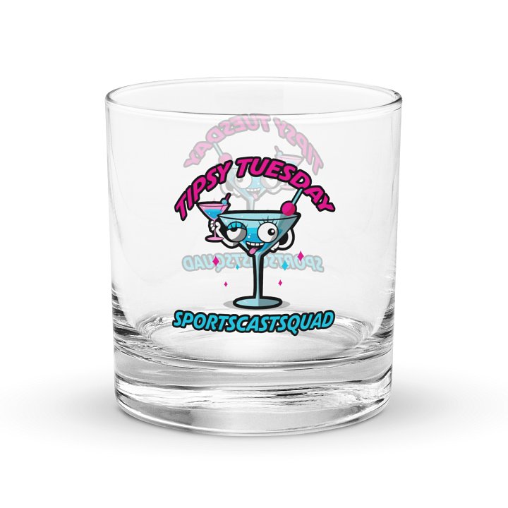 TIPSY TUESDAY "FLIRTINI" ROCK GLASS product image (1)