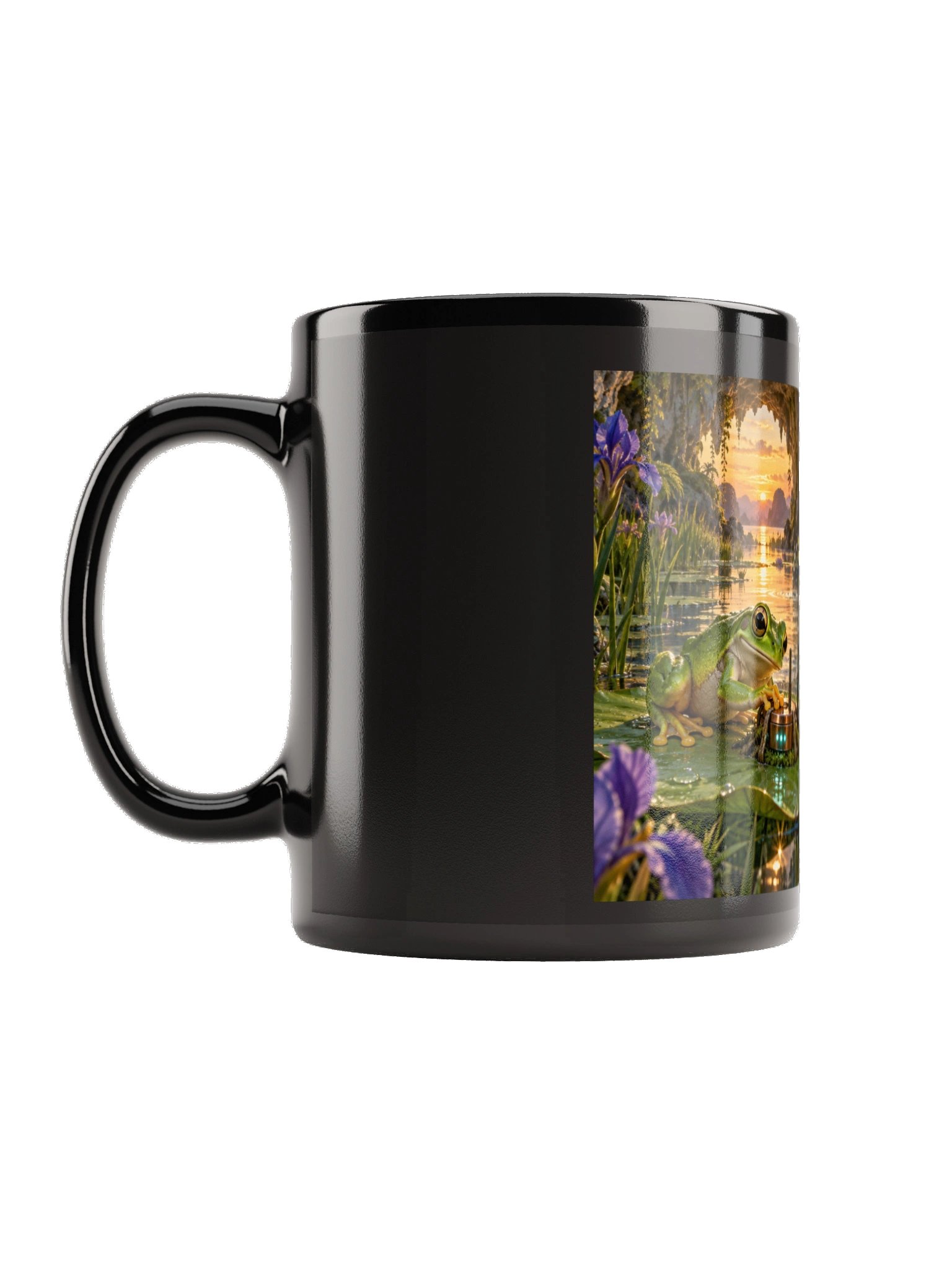 Packet Pond Black Mug product image (2)