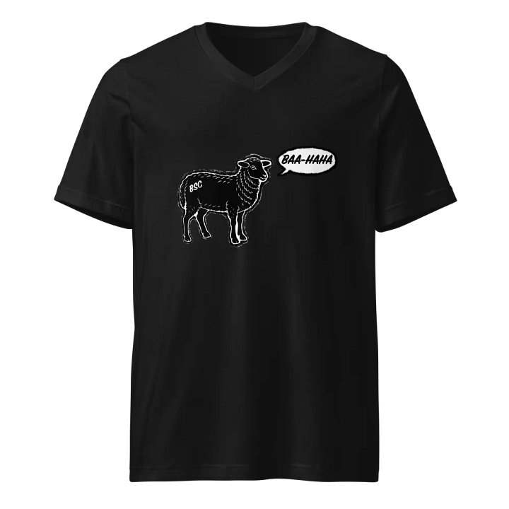 BAA-HAHA Black Sheep V-Neck Tee product image (1)