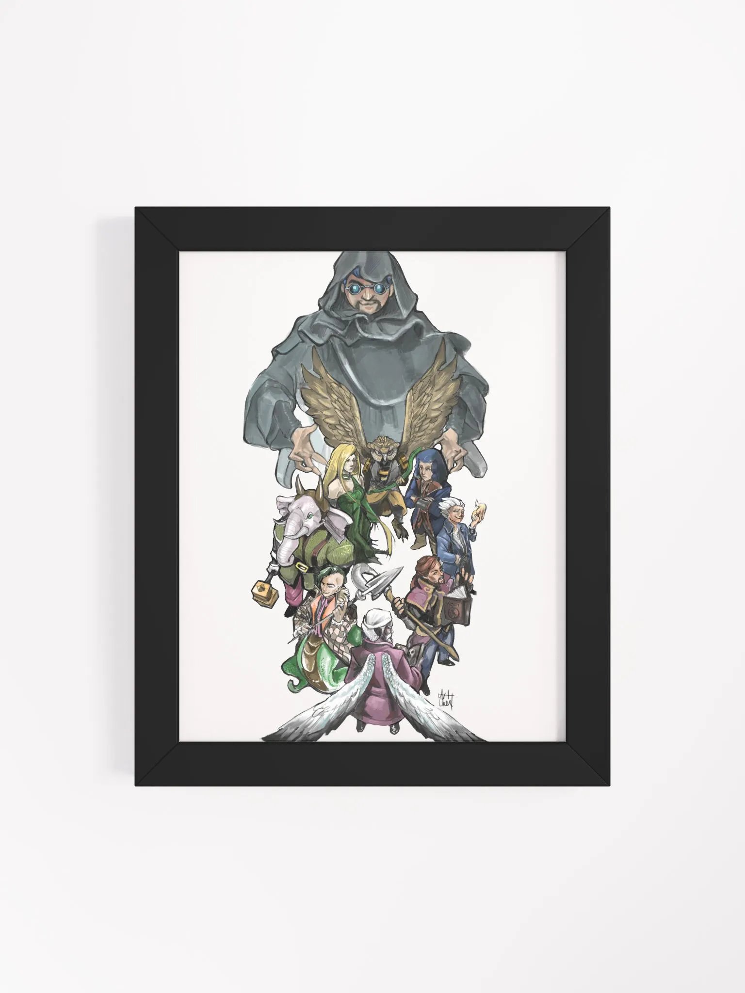 The Menagerie Framed Wall Print product image (24)