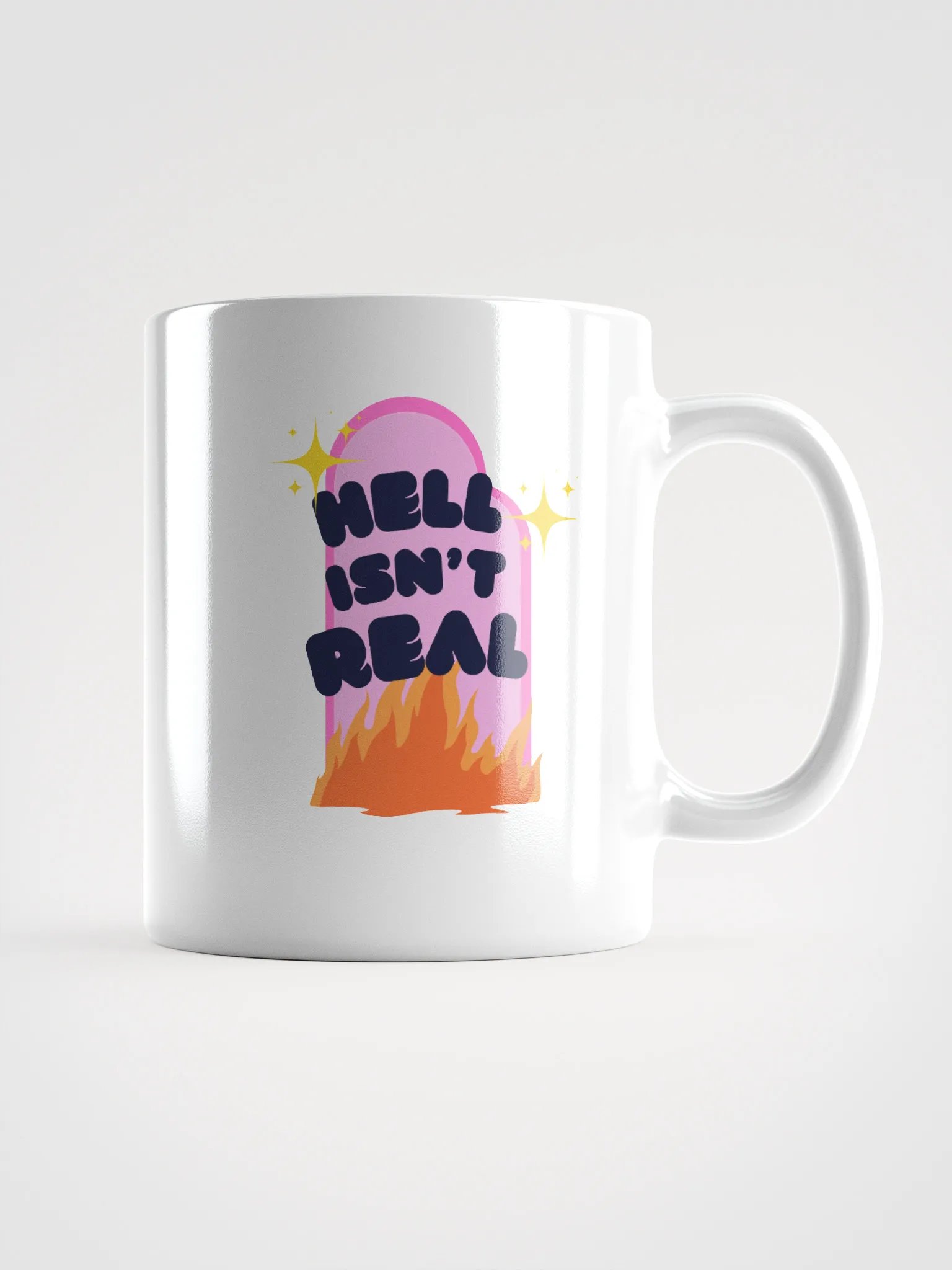 hell isn't real mug product image (2)