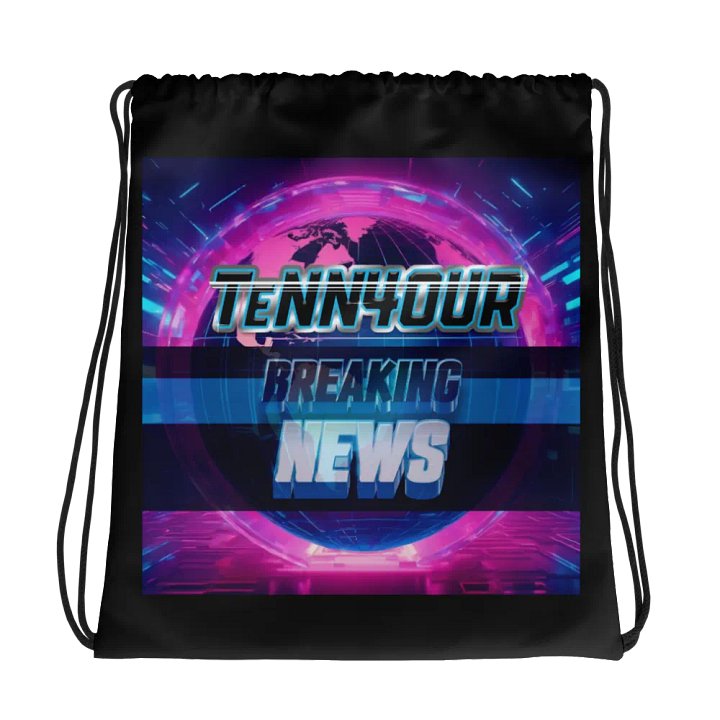 Breaking TeNN4OUR News Drawstring Bag product image (1)