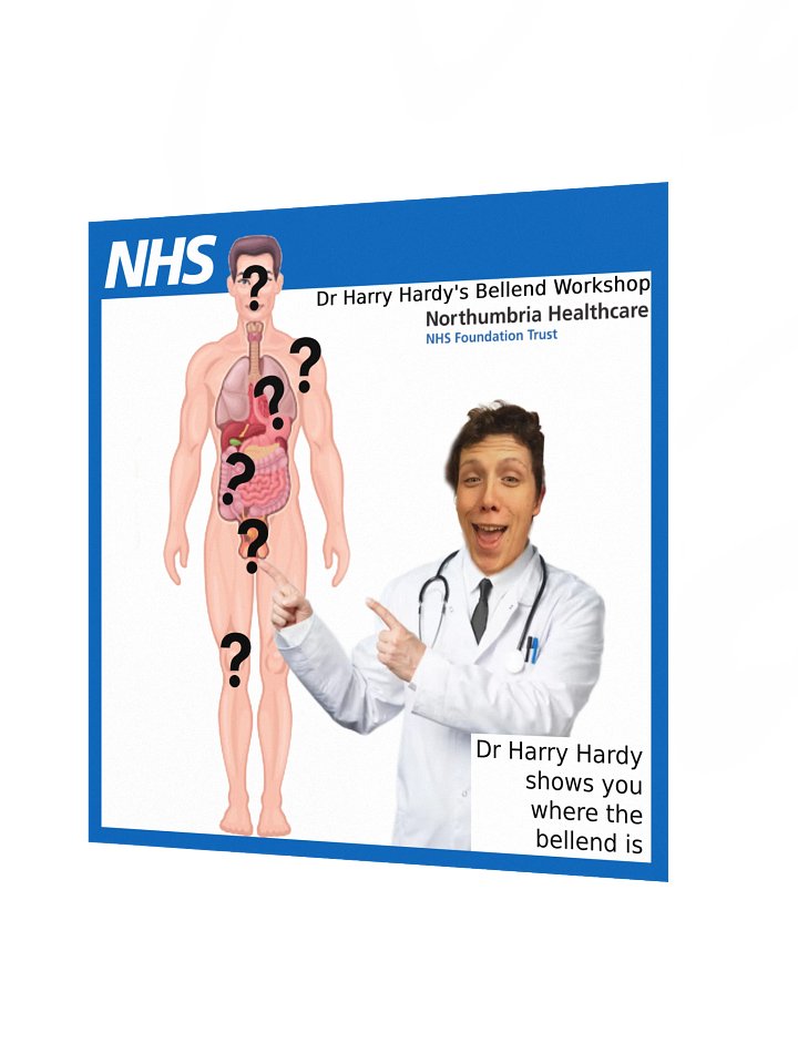 Dr Harry Hardy's Bellend Workshop Poster product image (2)