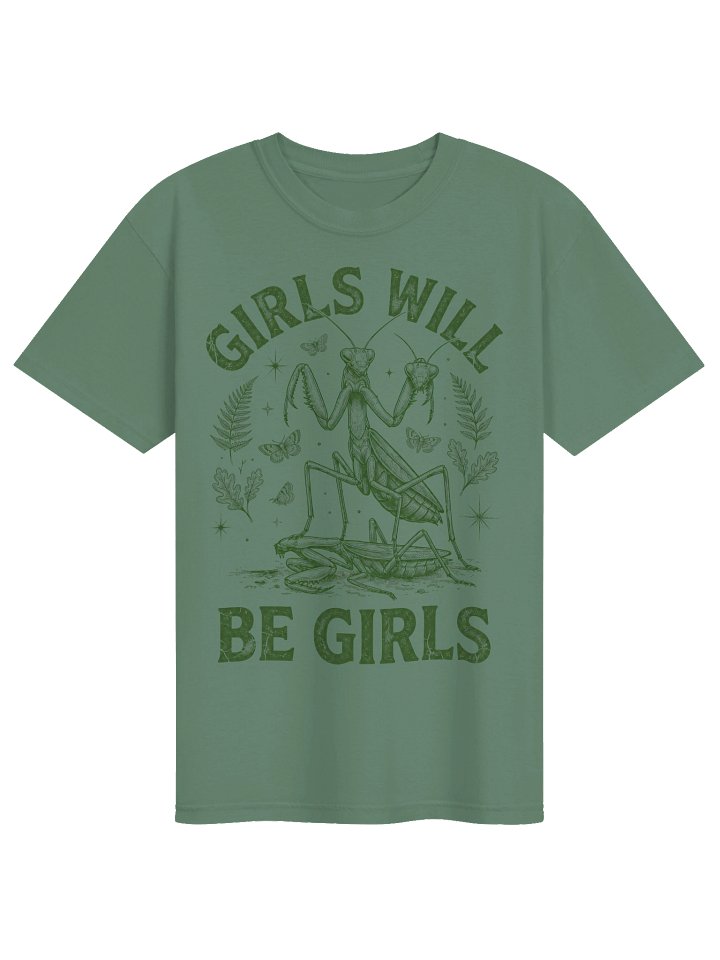 Mantis Graphic T-Shirt, Praying Mantis Shirt, Girls Will Be Girls Tee, Comfort Colors Unisex Bug Shirt product image (26)