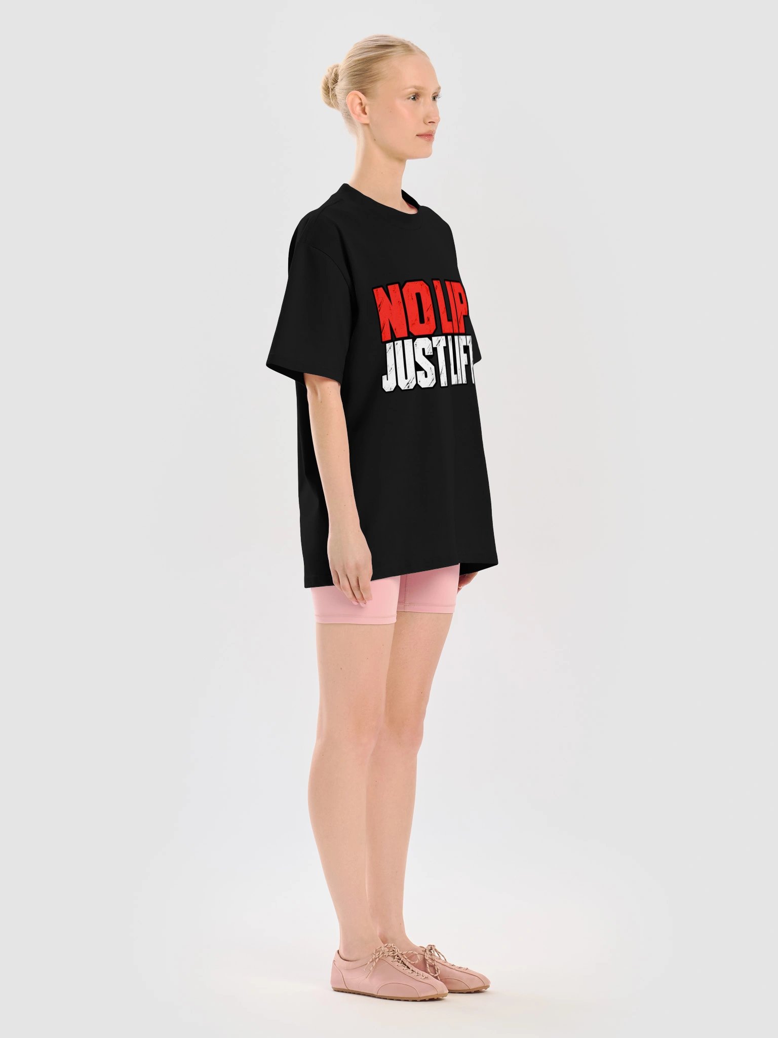 No Lip Just Lift Distressed Gym Tee product image (11)