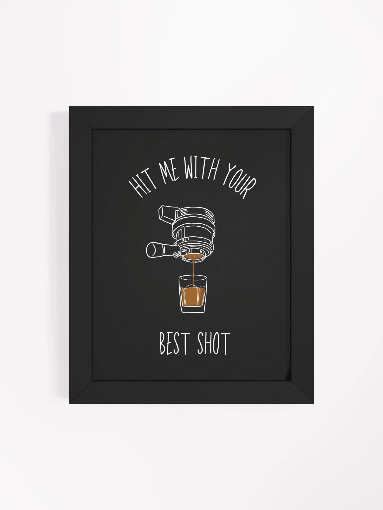 Hit Me With Your Best Shot Framed Print product image (114)