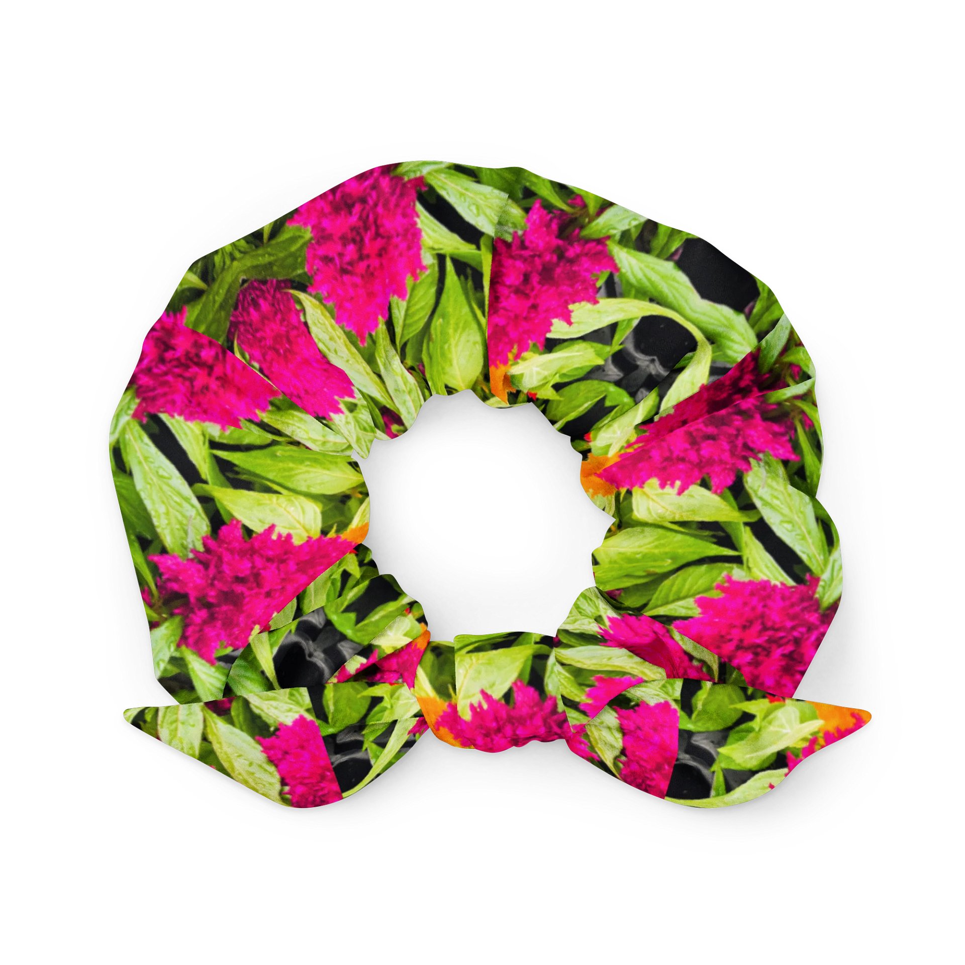 Feathered Blooms Scrunchie product image (1)