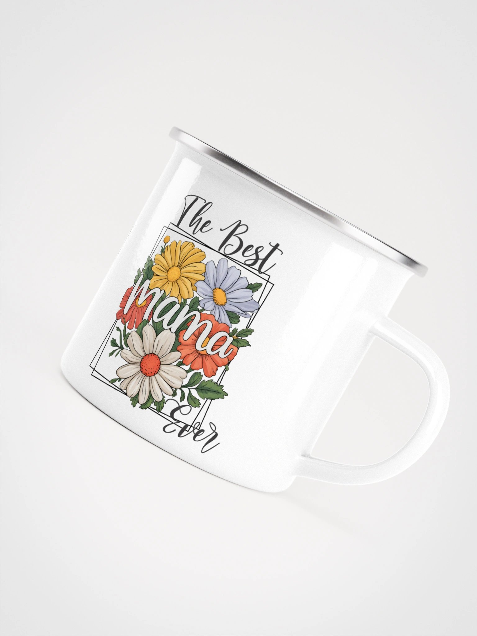 The Best Mama Ever Garden Enamel Mug product image (5)