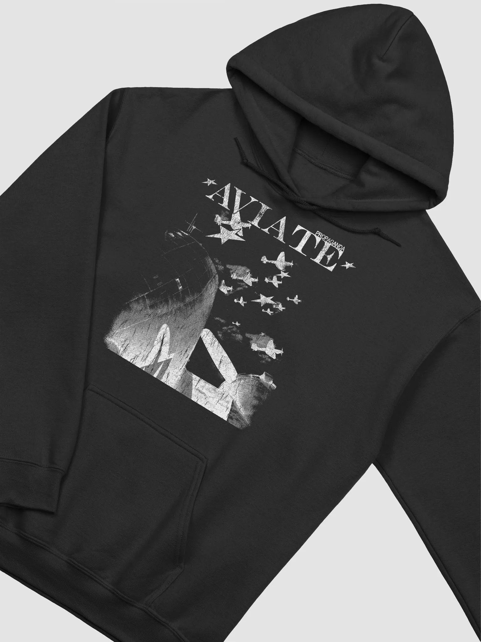 FIGHTER JETS HOODIE B&W product image (3)