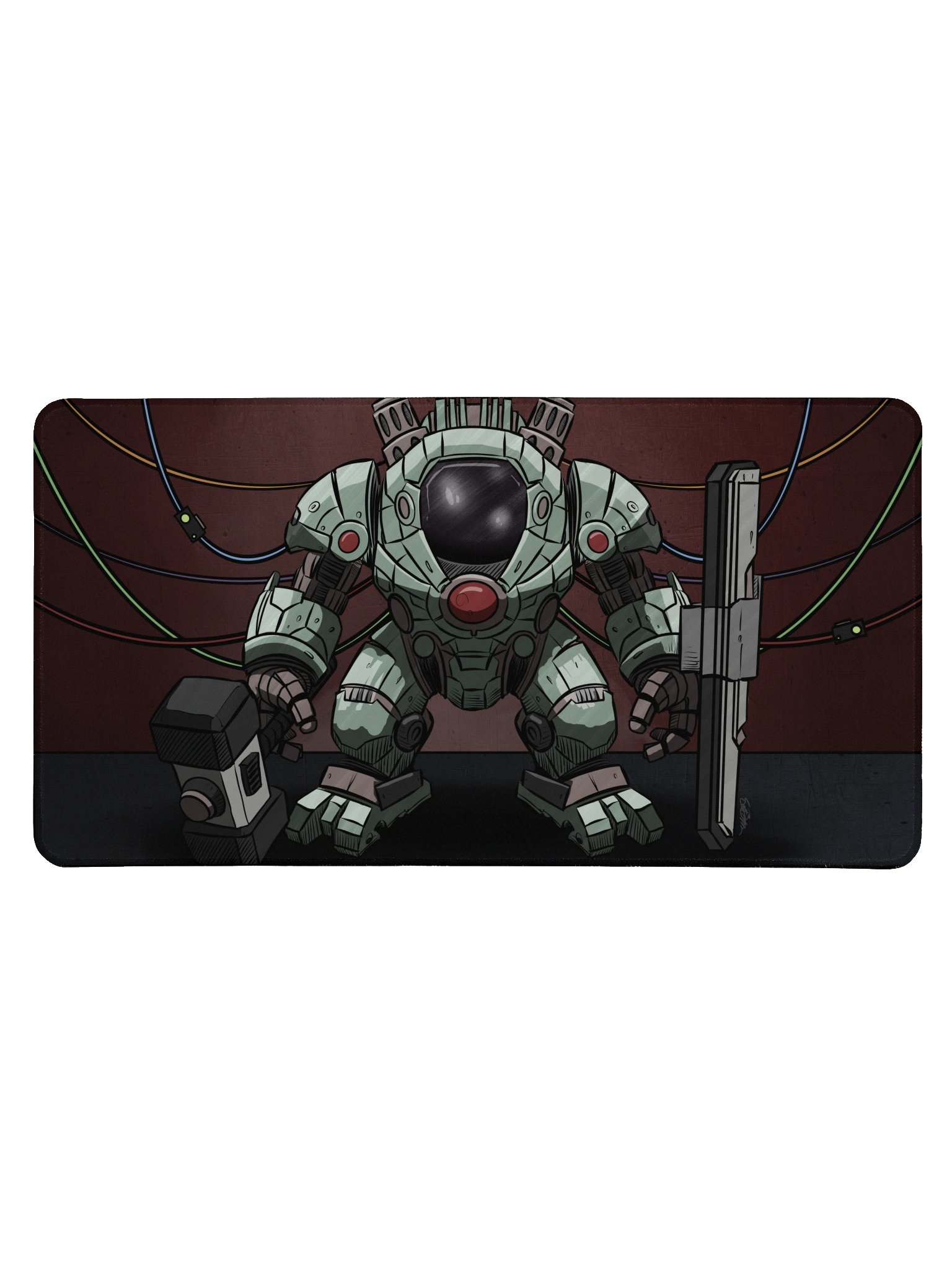 Battle Mech Maintenance Gaming Desk Mat! product image (1)