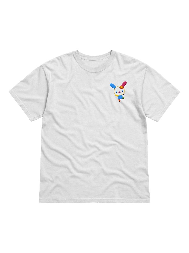Rainbow Bunny Embroidery TShirt product image (1)