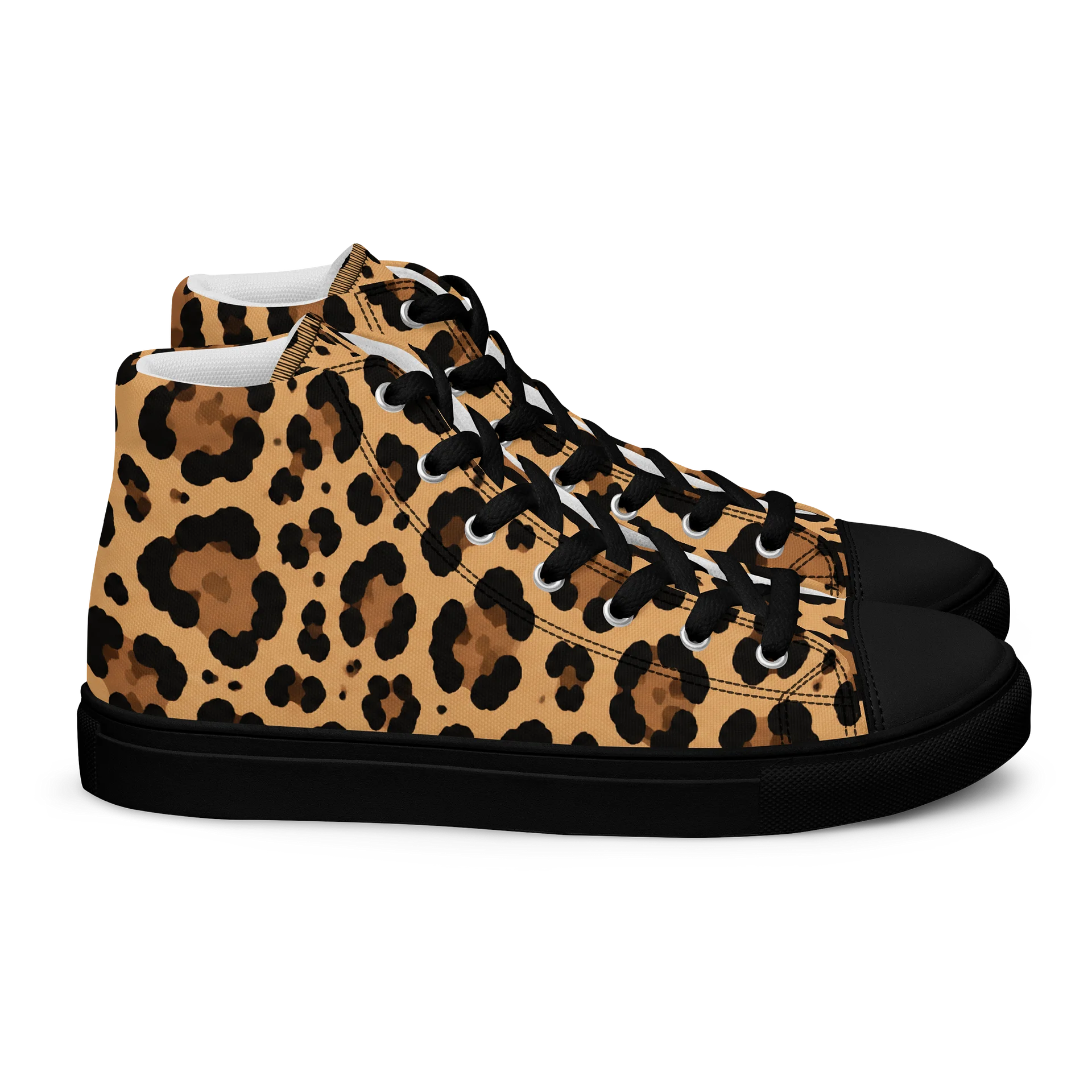 Leopard Print High Top Canvas Shoes product image (2)