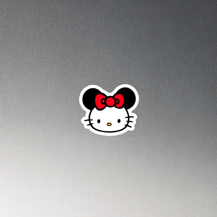 Hello Kitty x Minnie Magnet (Red Bow) product image (3)