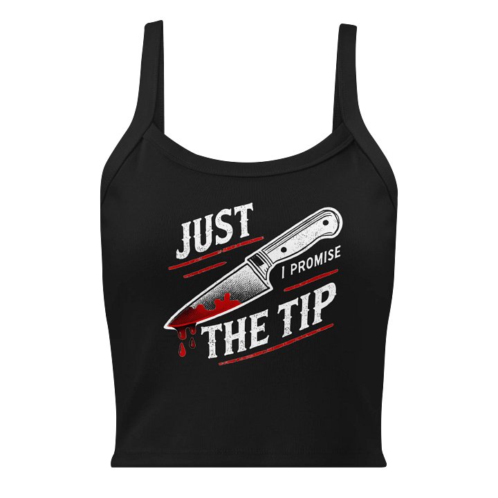 just the tip ribbed tank product image (1)