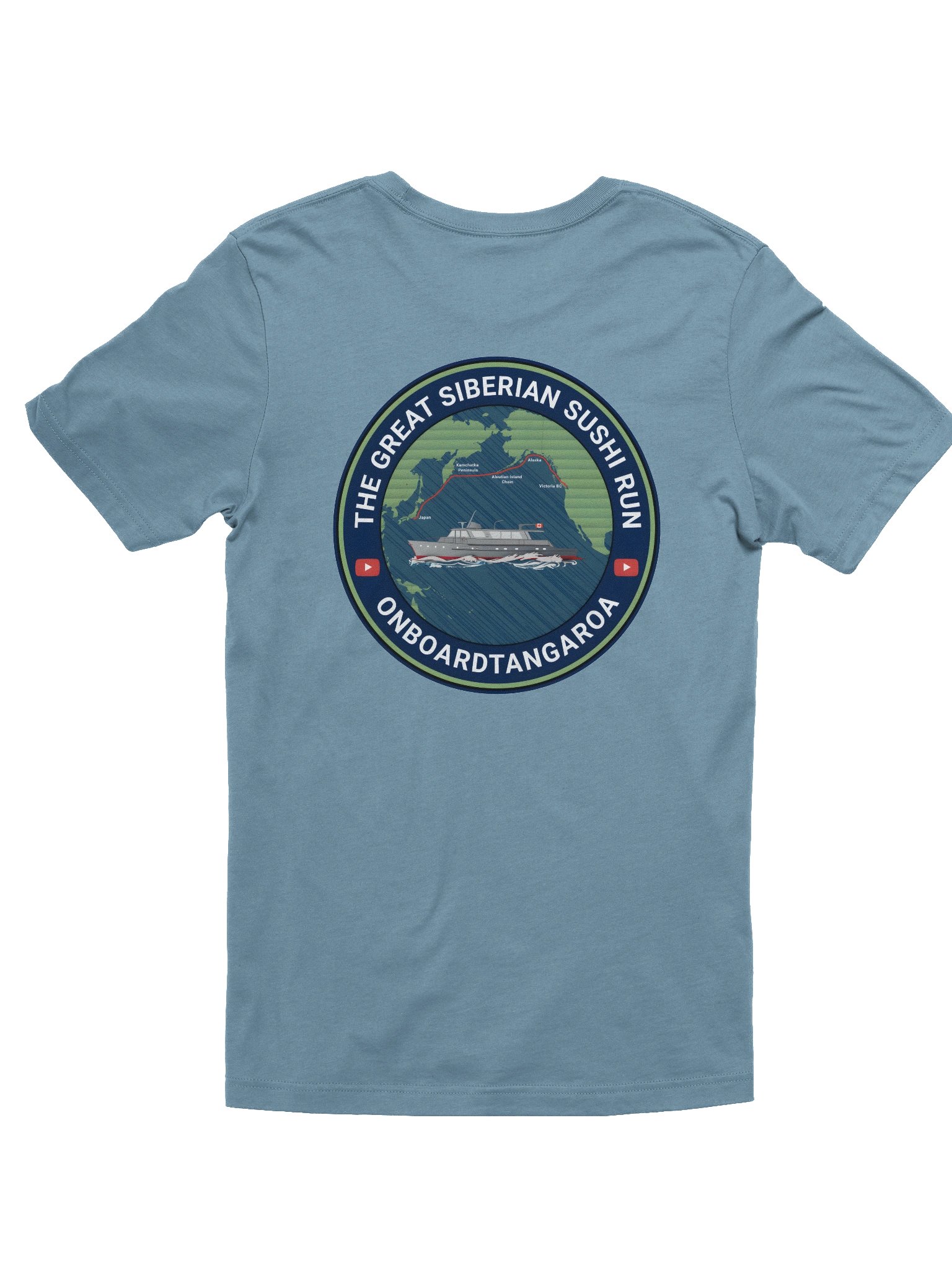 Ladies’ Scoop Neck T-Shirt – GSSR Route Map product image (2)