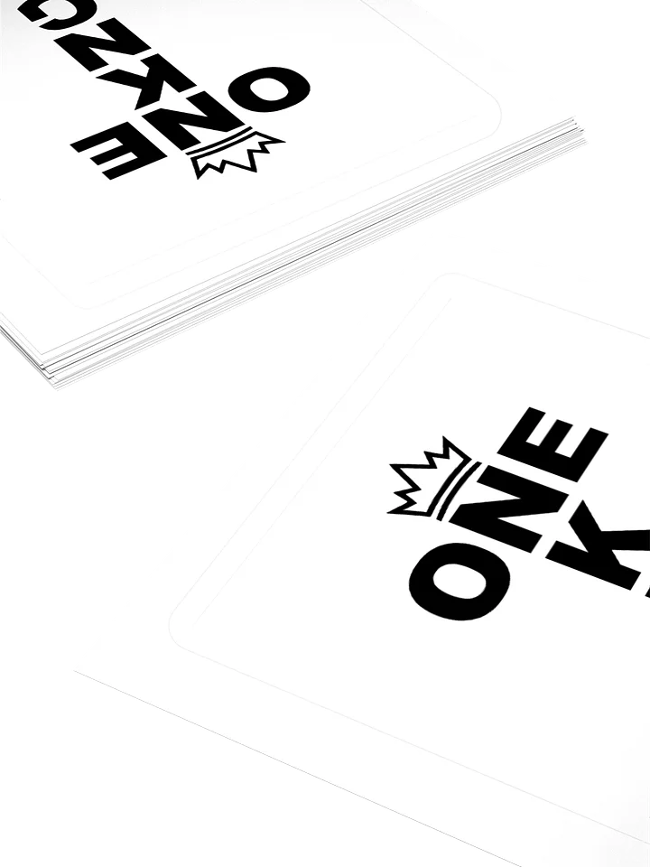 ONE KING Royal Cross Logo Vinyl Sticker product image (1)