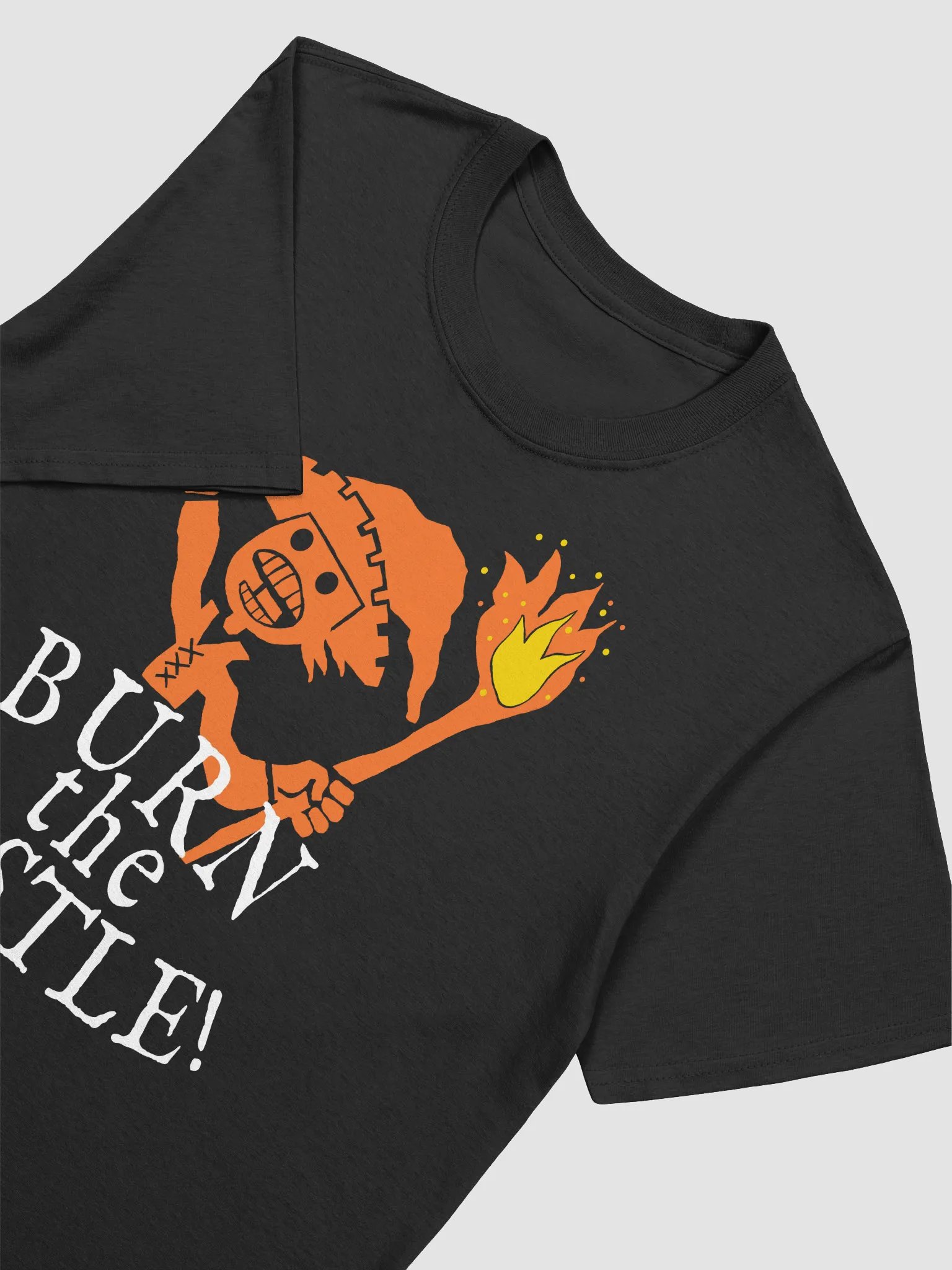 Medieval rebel peasant torchbearer Unisex T-Shirt product image (11)