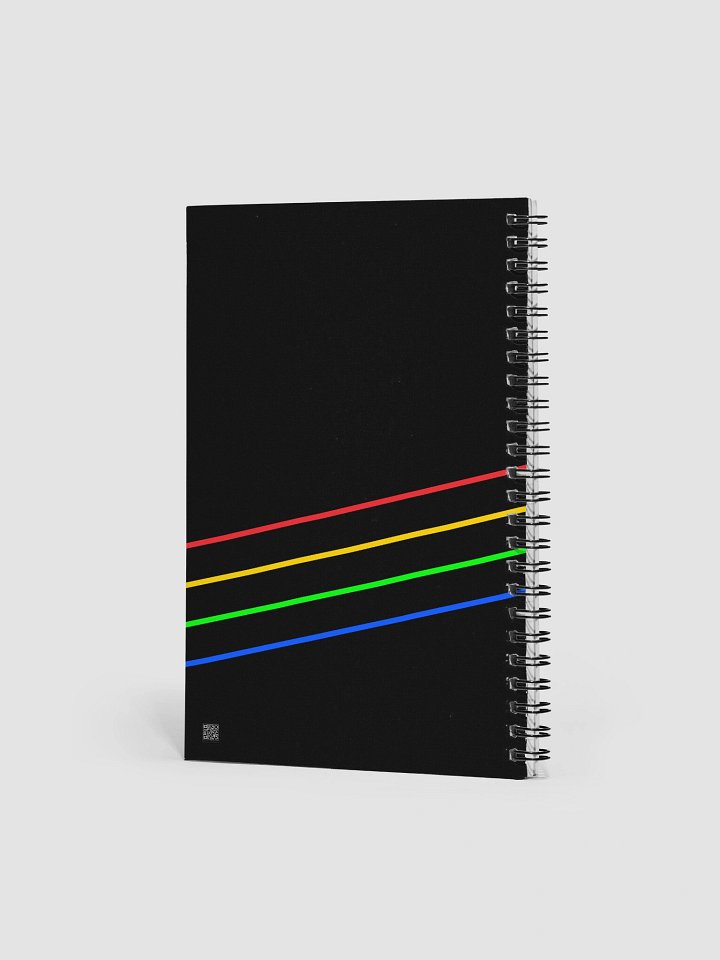 Retro Rainbow Sinclair Spiral Notebook product image (2)