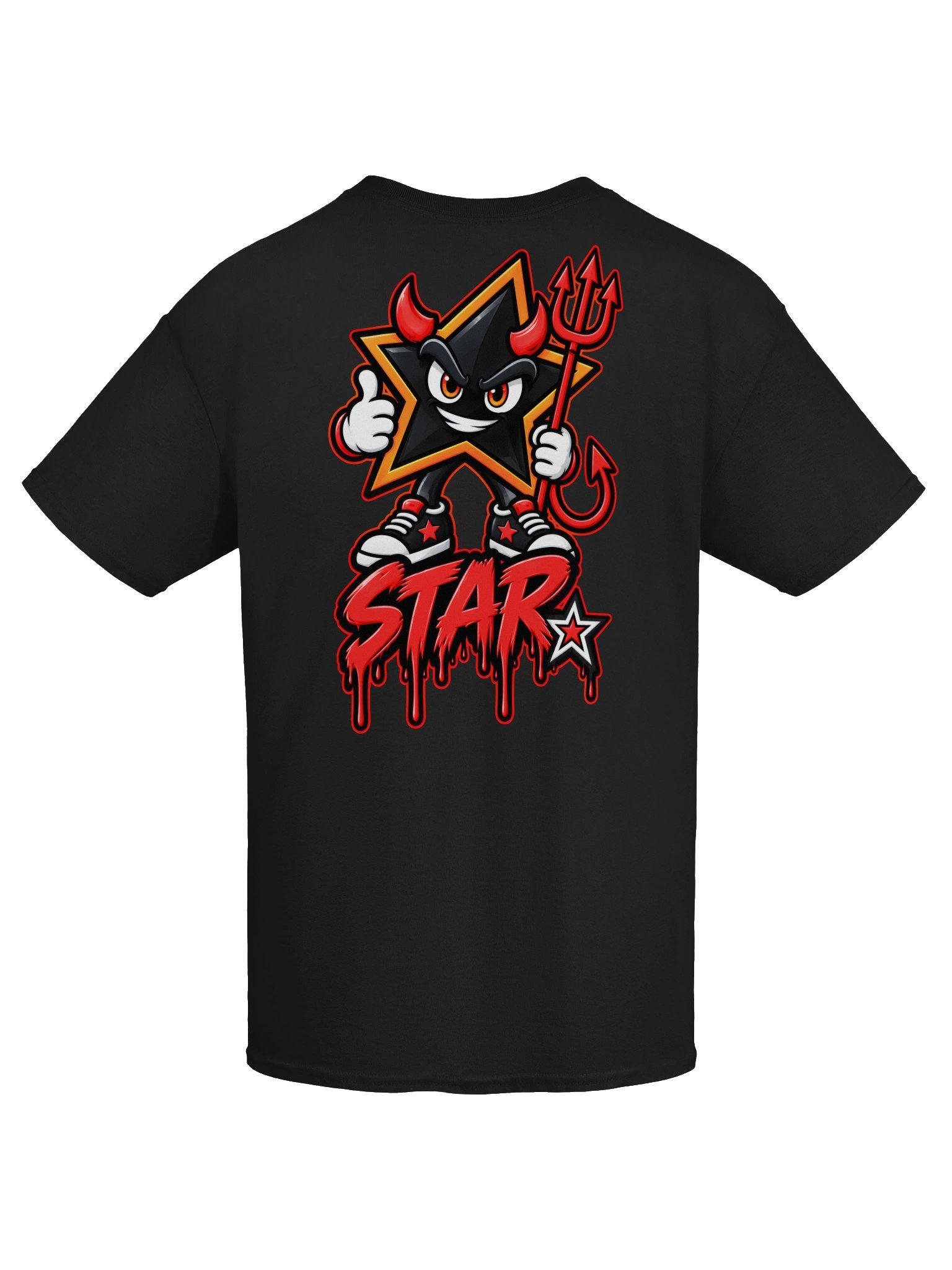 Halloween STAR Devil Graphic T-Shirt product image (7)