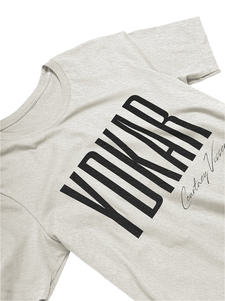 YDKAR Supersoft Tee - black font product image (1)