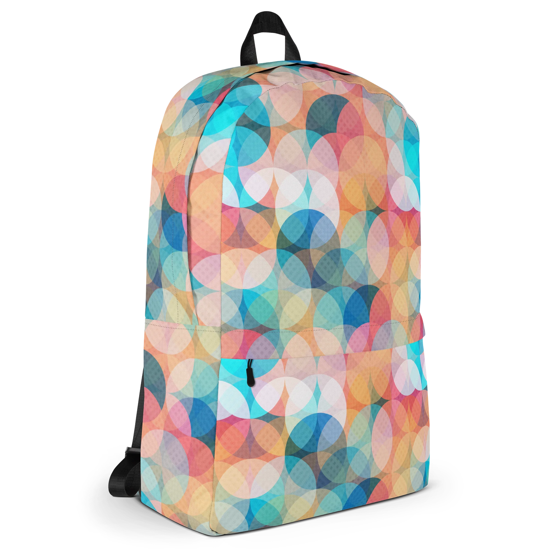 Pastel Symmetry Travel Backpack Modern Everyday Carry Bag product image (3)