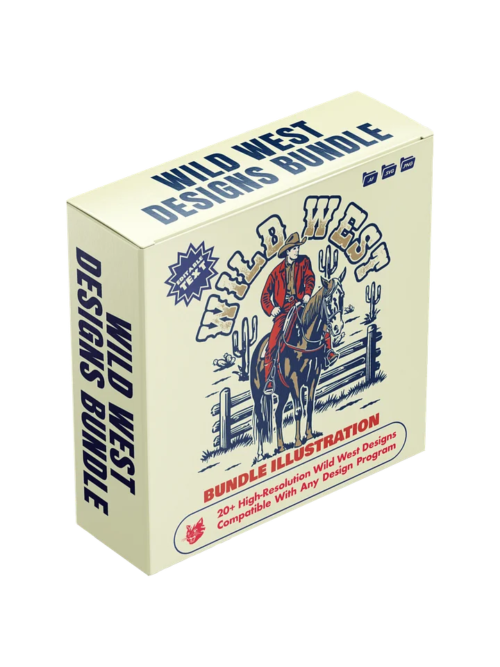 Western Retro Design Bundle (for commercial use) product image (1)