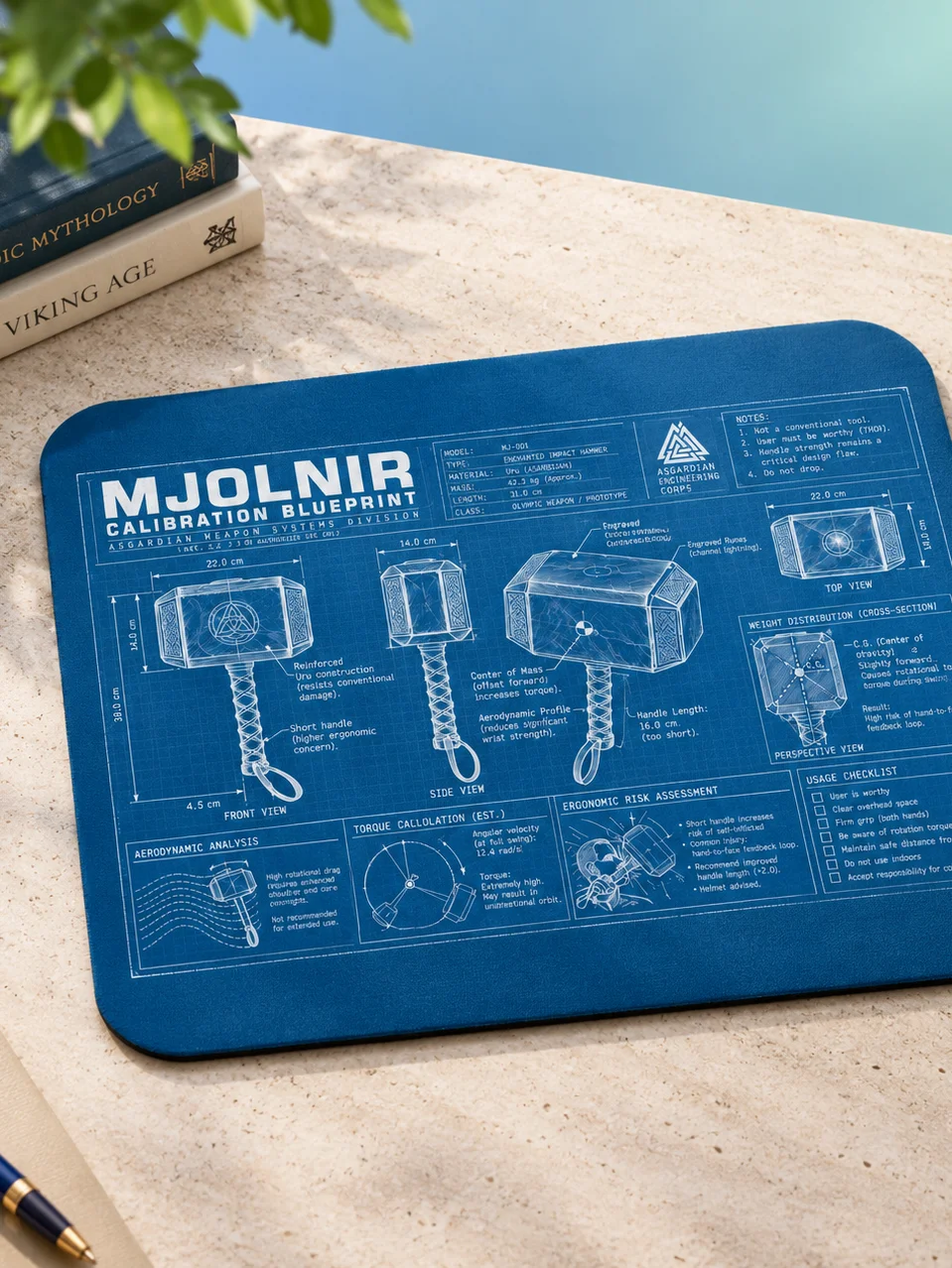 The Mjolnir Technical Specification Blueprint product image (3)
