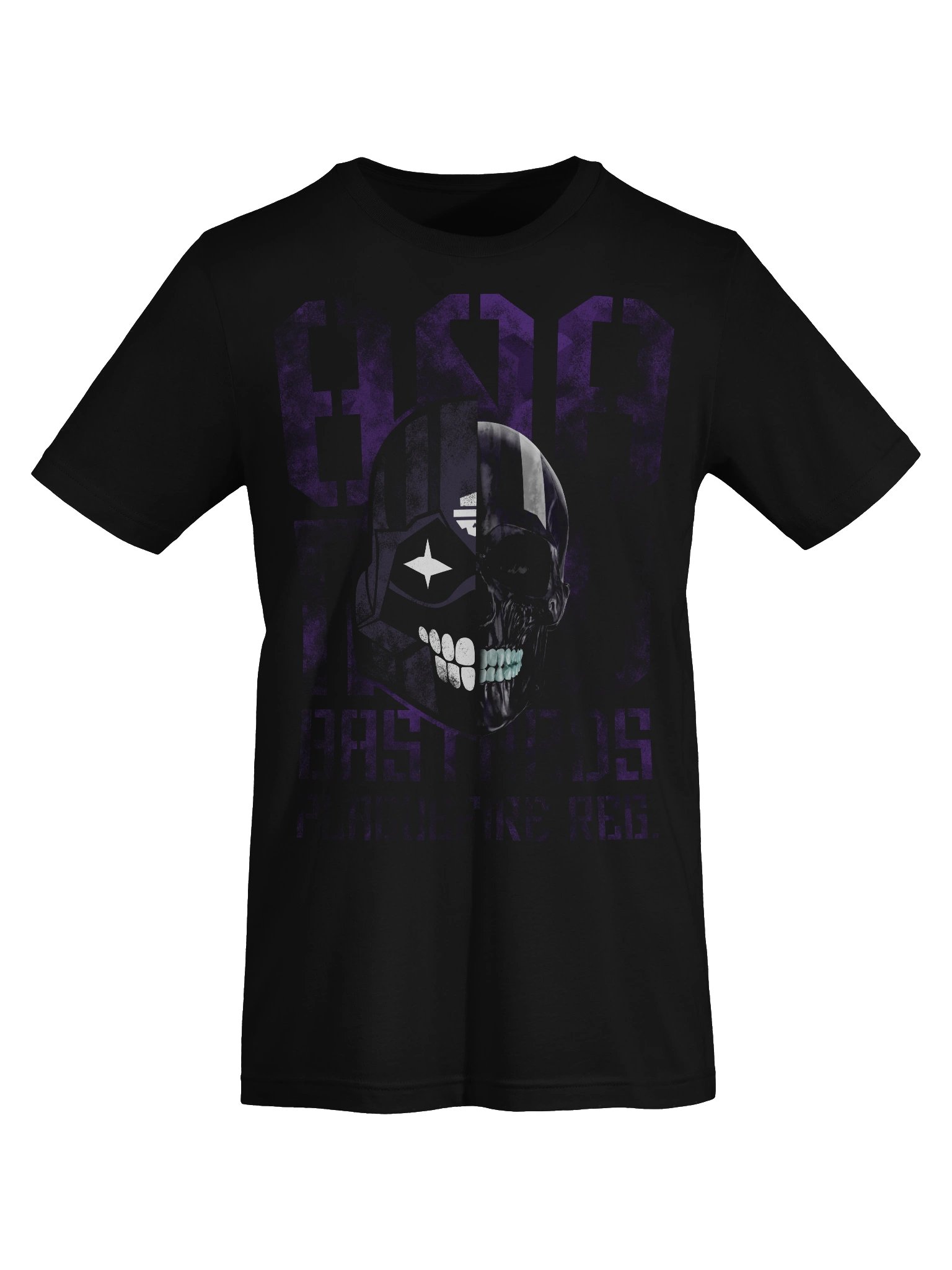 Zoro Custom - Blackout Skull Helmet Tee product image (1)