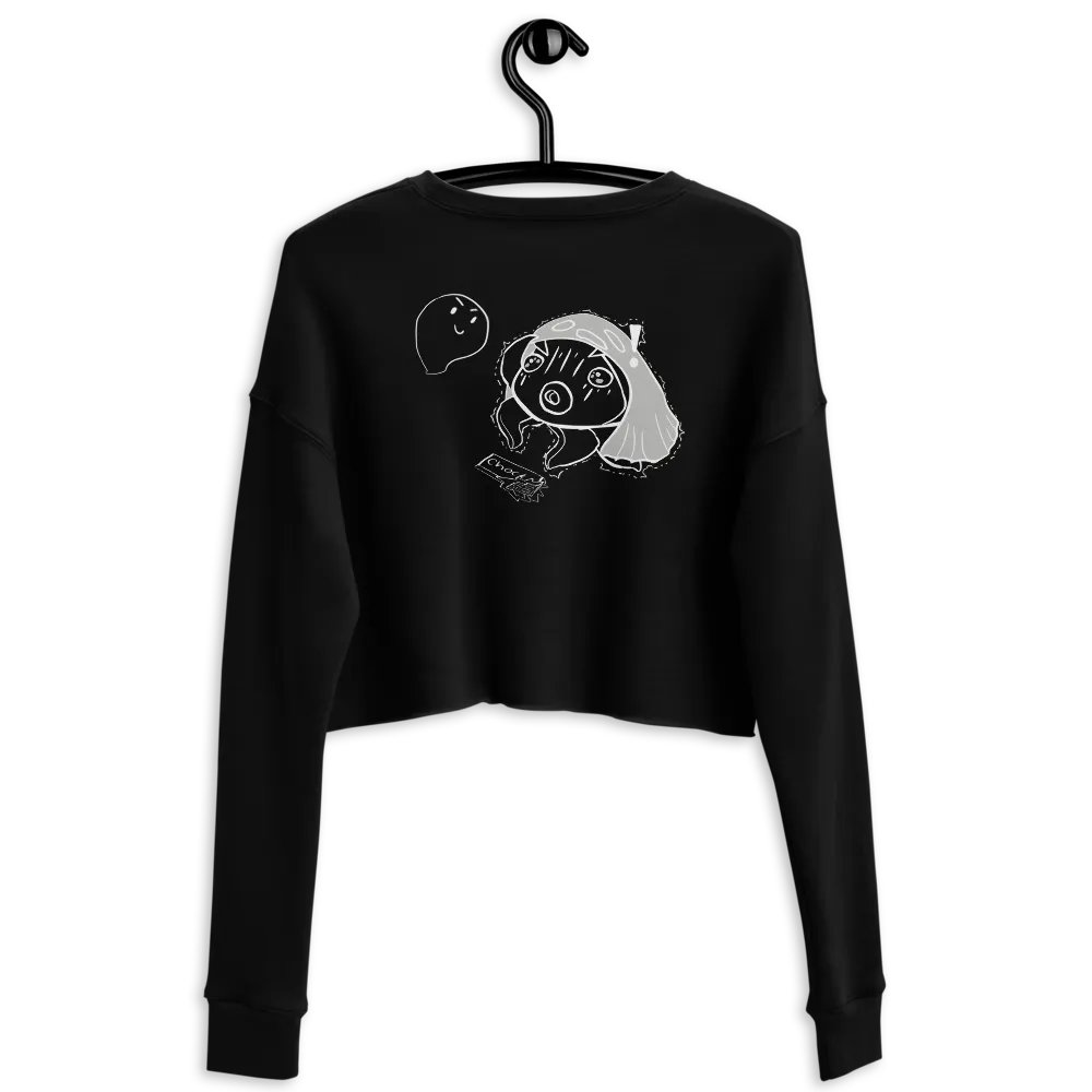 CROPPED SWEATSHIRT SCARED NANA product image (7)