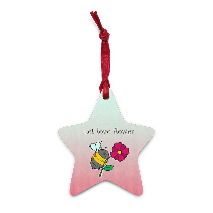 Bee Love Wooden Ornaments product image (3)