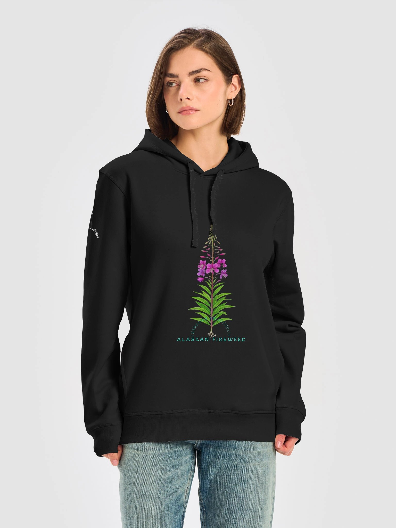 DELUXE ALASKAN FIREWEED SIDE POCKET HOODY product image (10)