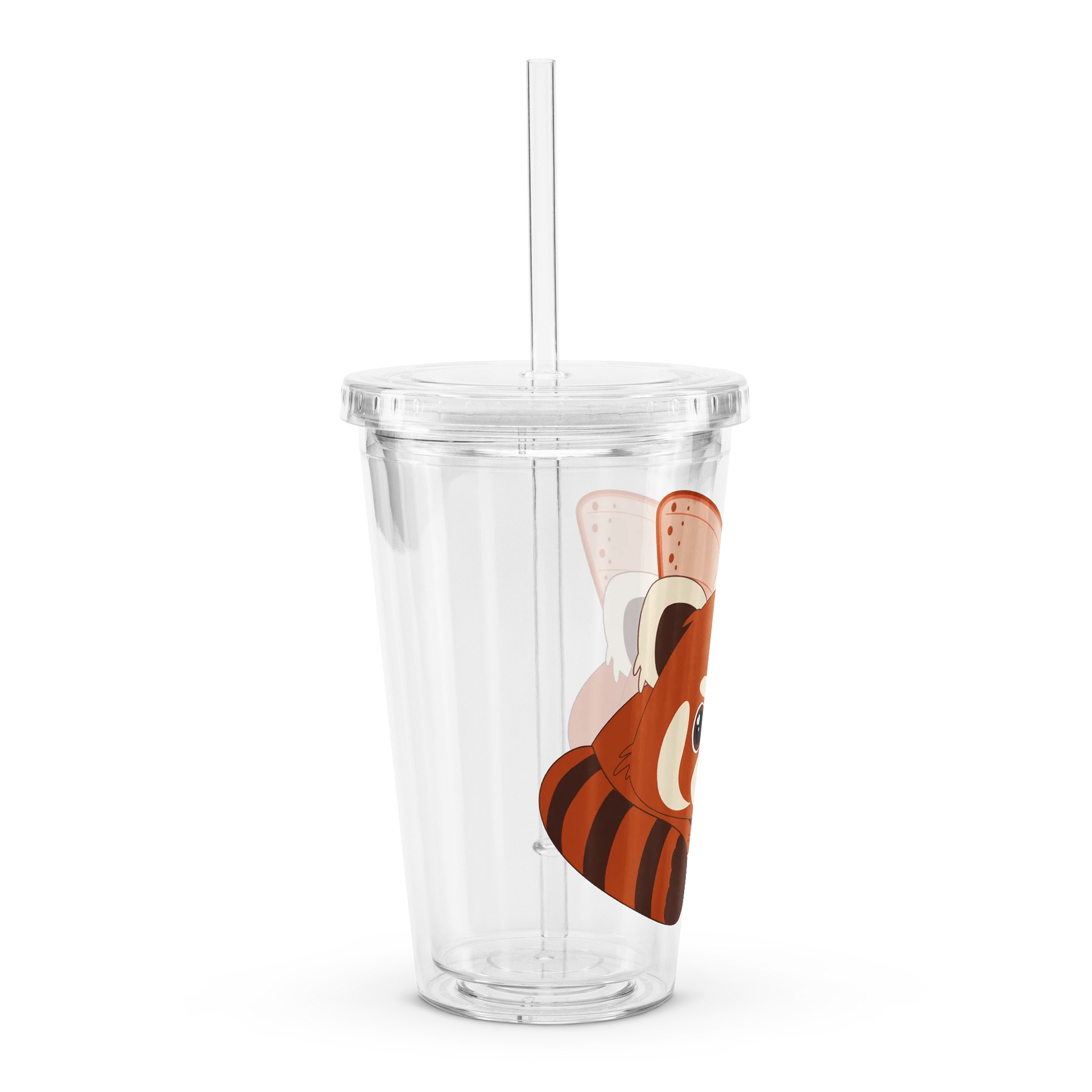 Wild Oddities Winged Red Panda Clear Tumbler product image (3)
