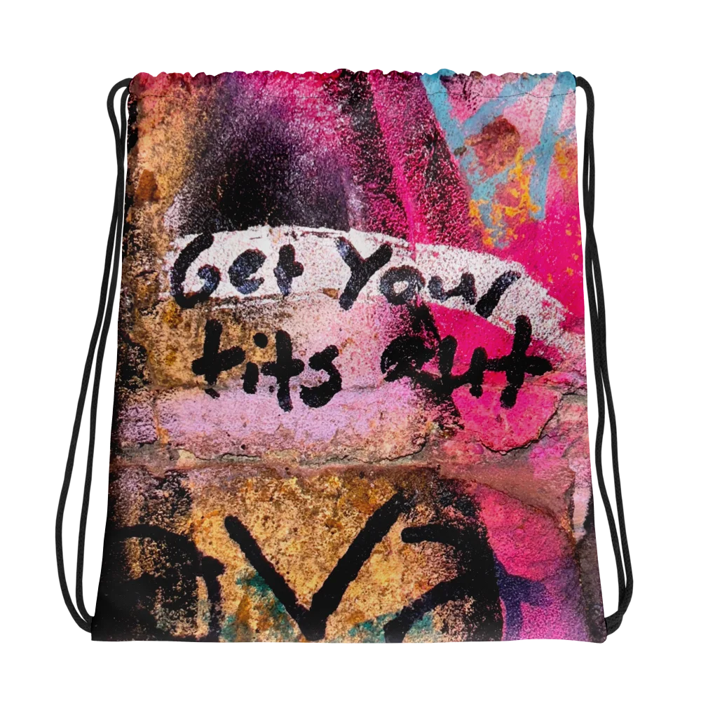Get Your Tits Out Berlin Bathroom Wall Brick Gym Bag product image (2)