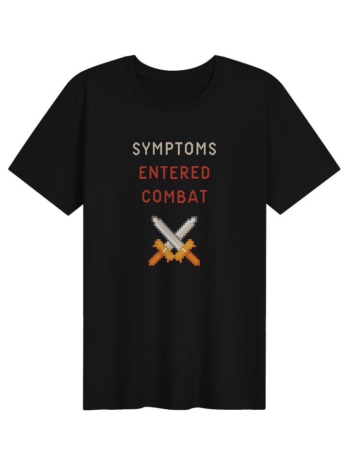 Symptoms Entered Combat Shirt | Chronic Illness & Disabled Gamer Humor Tee product image (1)