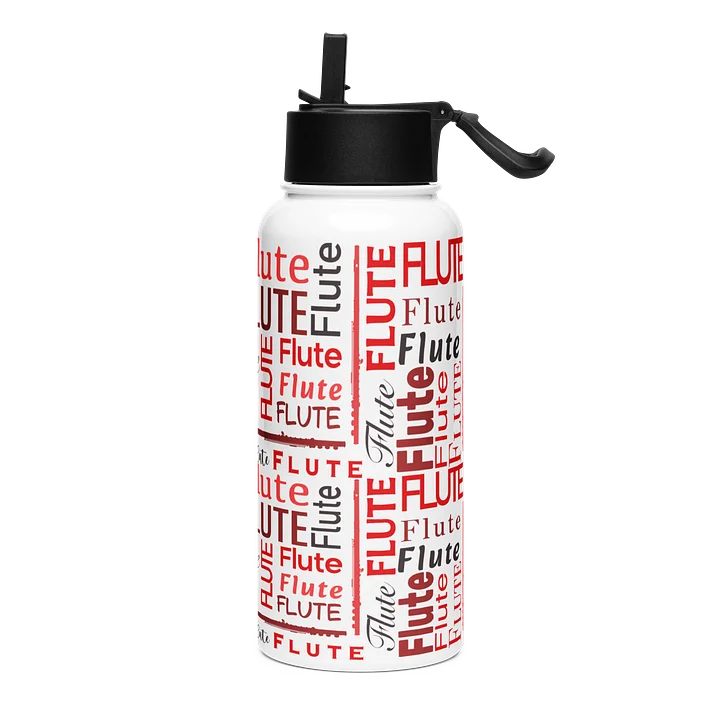 Loud and Clear | Flute Straw Lid | Red product image (1)