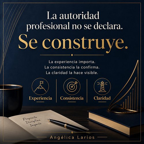 La autoridad profesional no se declara.

Se construye.

No basta con decir:

“Soy experta.”

“Tengo experiencia.”

“Sé de est...