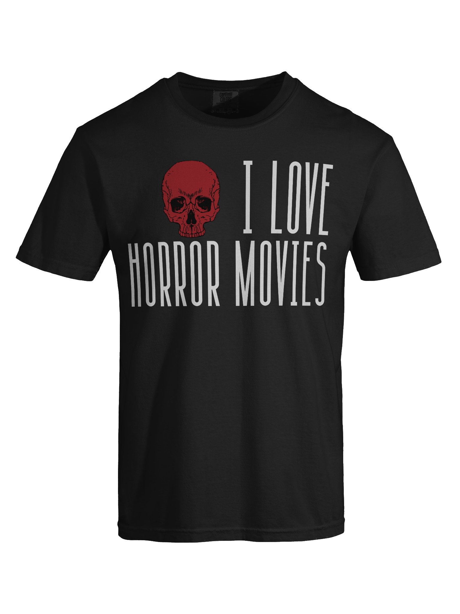 I Love Horror Movies - Skull T-Shirt product image (7)