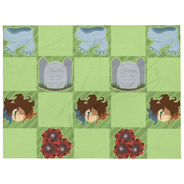 THE FIVE STAGES OF GRIEF BUT YOU'RE STILL ALIVE: Graveyard Blanket *LIMITED product image (2)