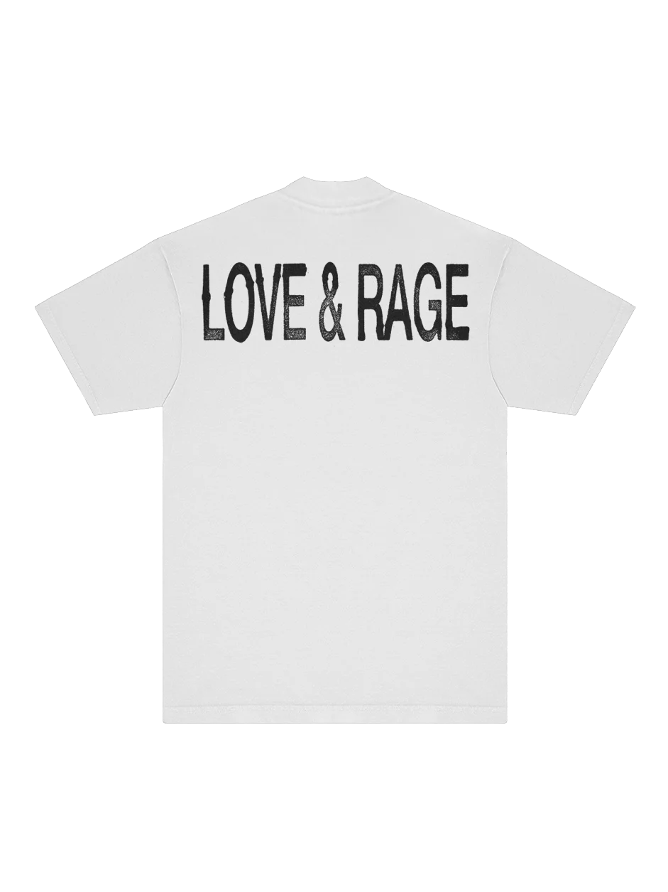 Love & Rage - White Tee product image (2)