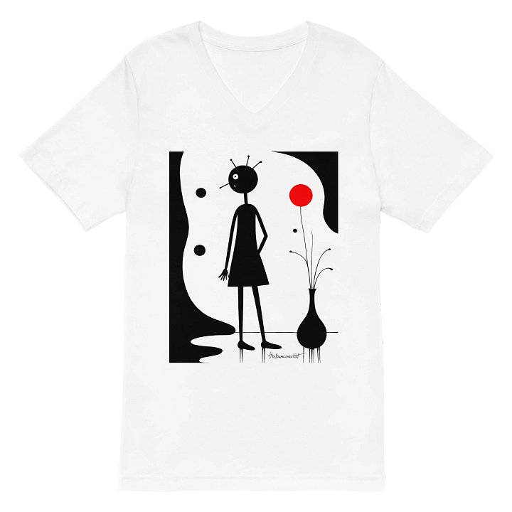 Bella+Canvas Short Sleeve V-Neck Jersey T-Shirt product image (2)