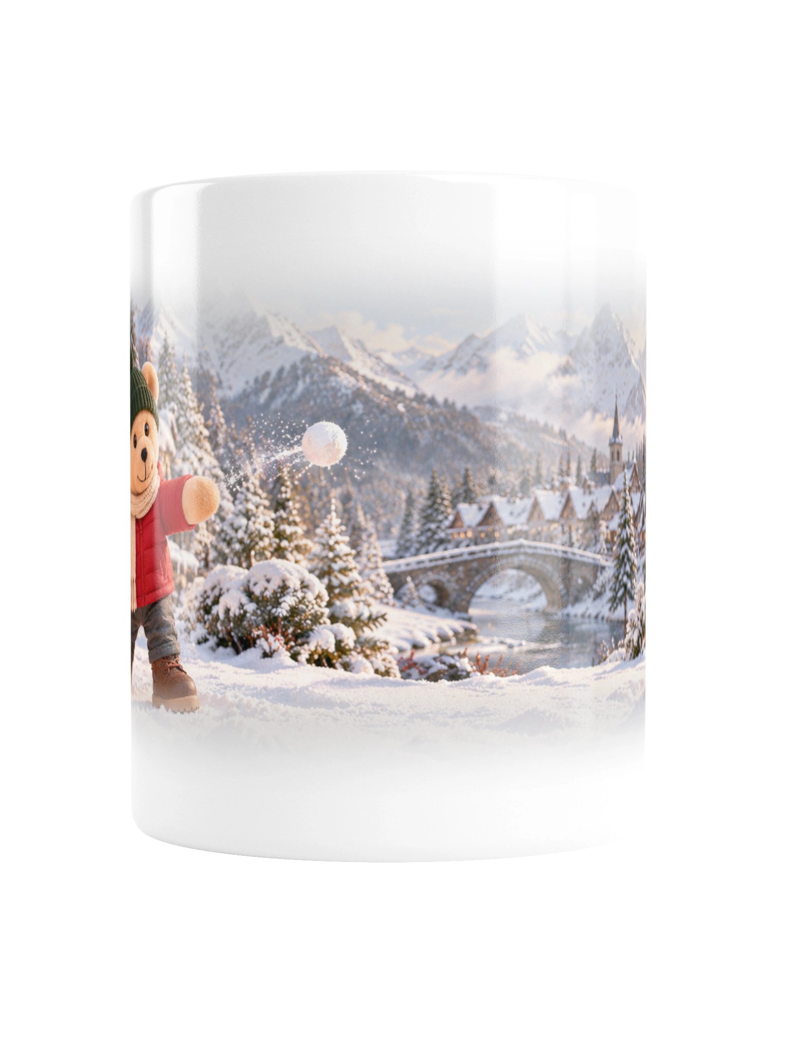 Snowball Fight — Teddy & Tatty Winter Mug product image (4)