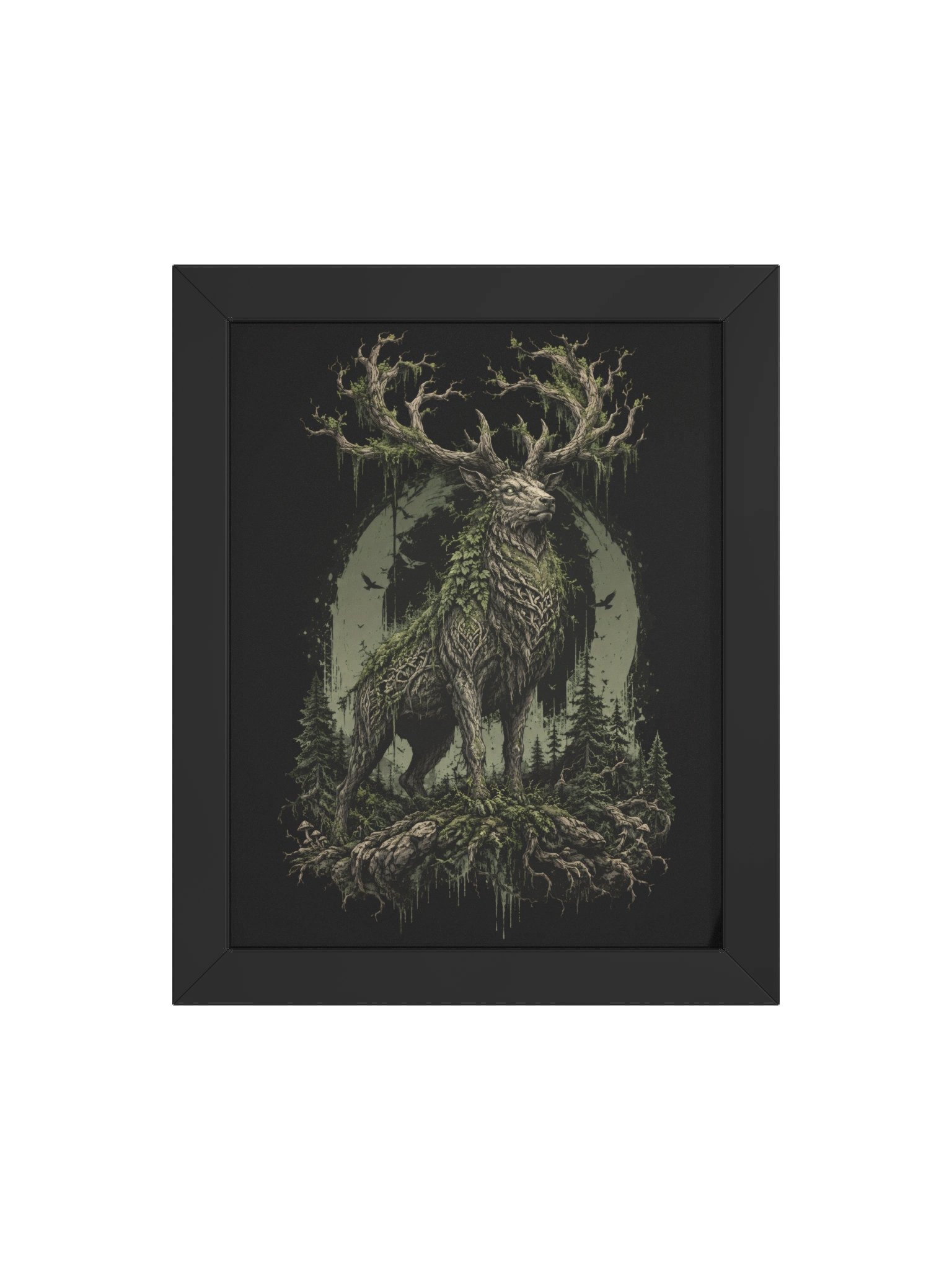 NORTHERN ILLUSIONS - Dáinn (Stag) Premium Framed Poster product image (19)