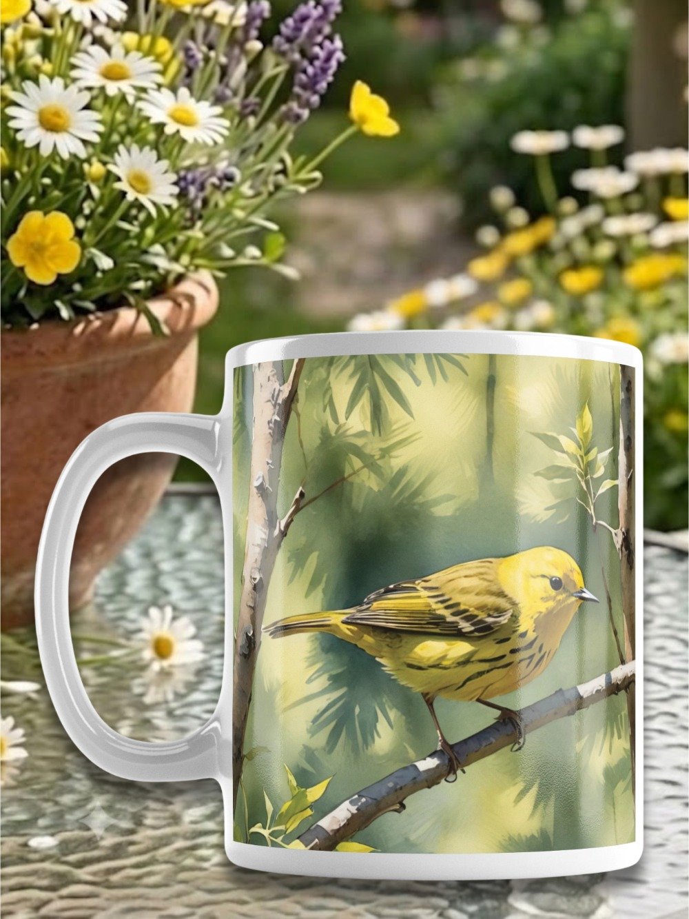 Yellow Warbler | Bird Coffee Mug product image (1)