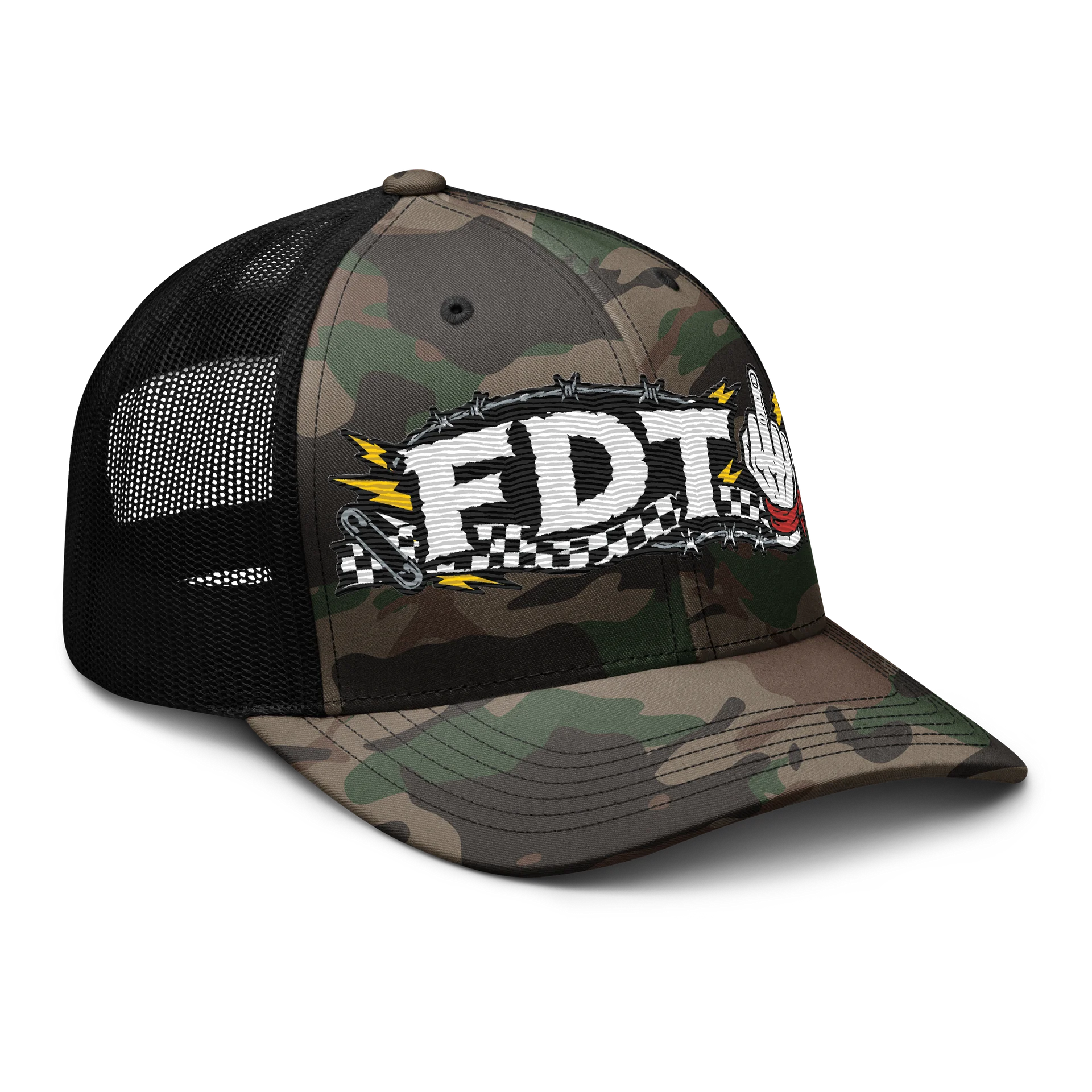 CB02 - FDT Camo Trucker Cap product image (6)